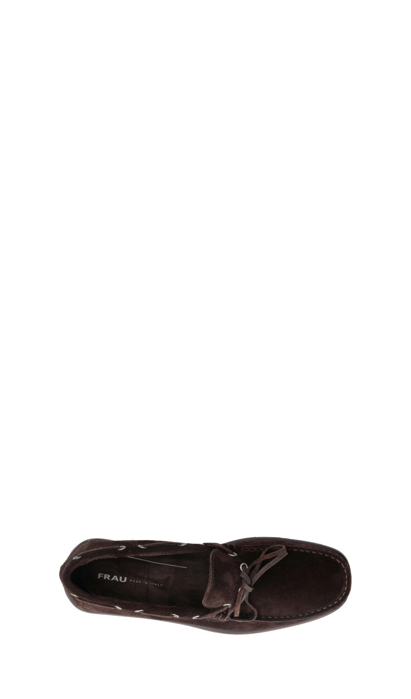 FRAU Mocassino uomo testa di moro in suede