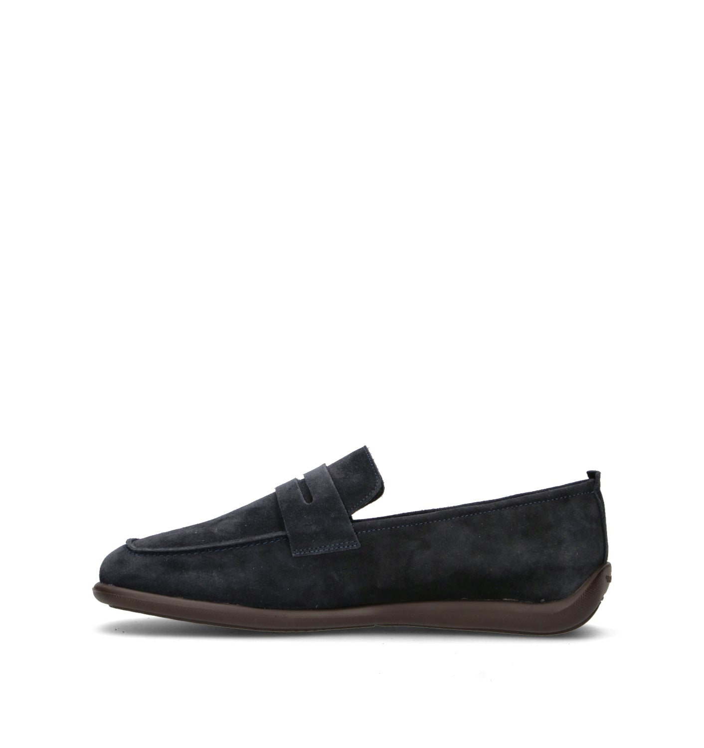 FRAU Mocassino uomo blu in suede