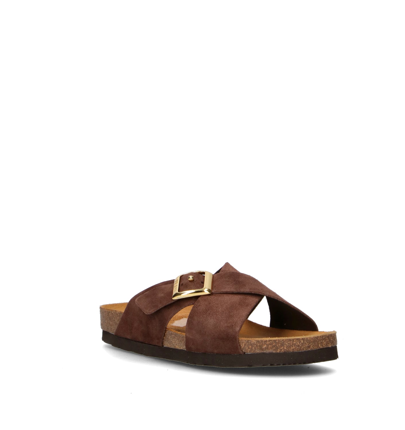 FRAU Ciabatta donna marrone in suede