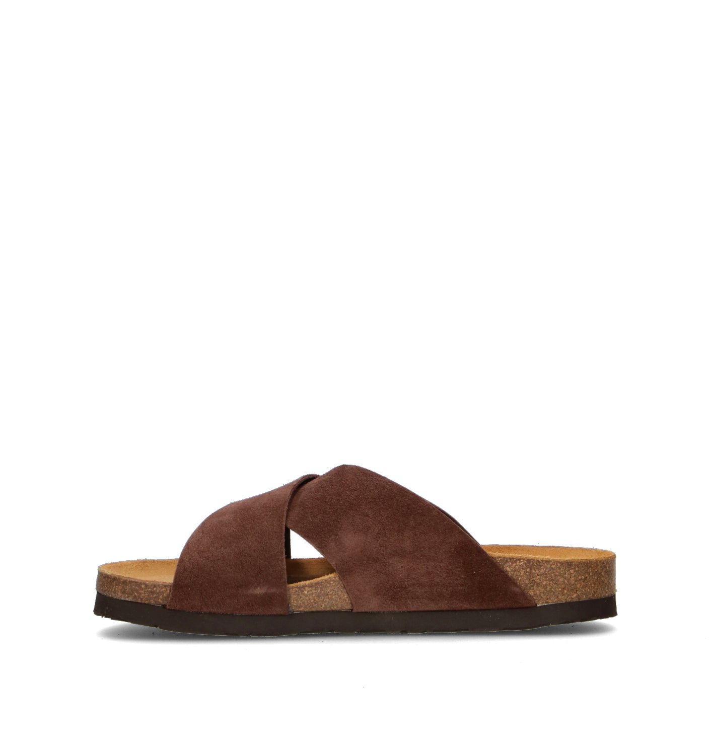 FRAU Ciabatta donna marrone in suede