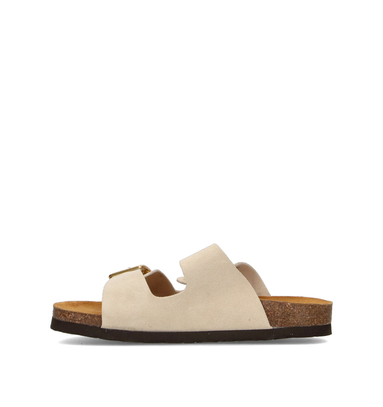 FRAU Ciabatta donna beige in suede