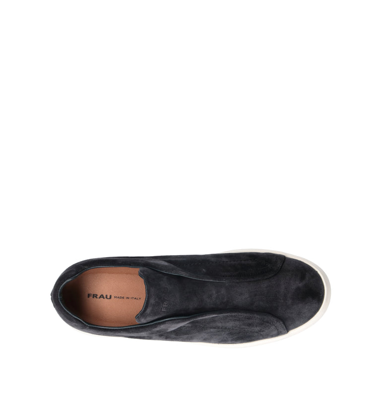 FRAU Sneaker uomo blu in suede