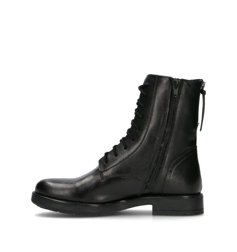 FRICKY Polacco donna nero in pelle