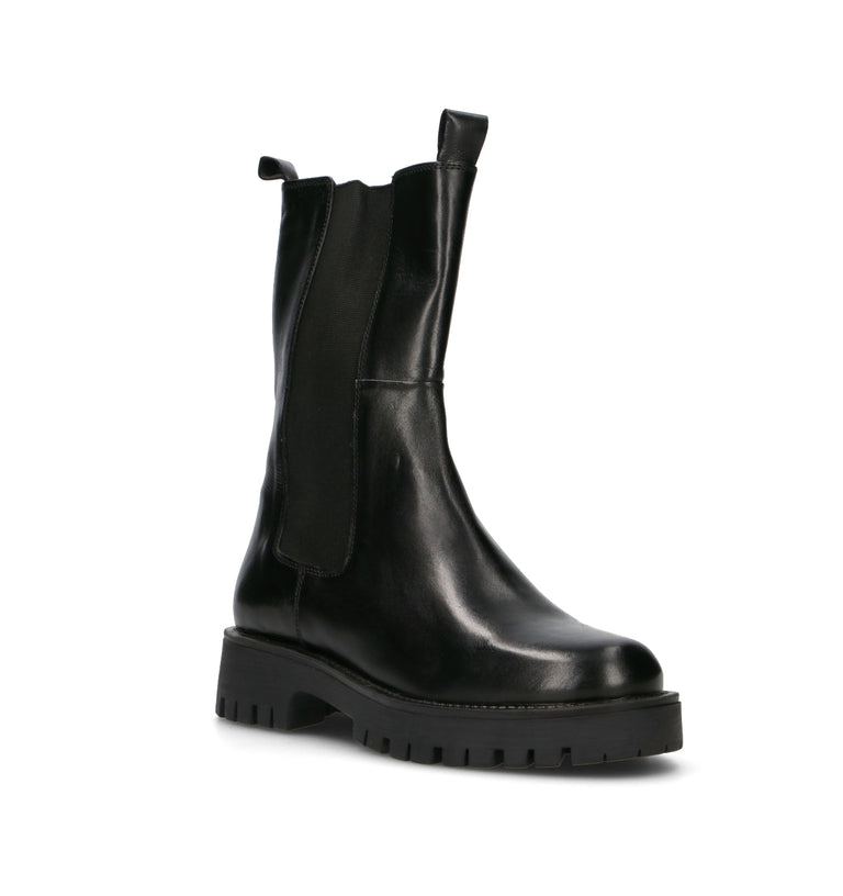 FRICKY Beatles donna nero in pelle