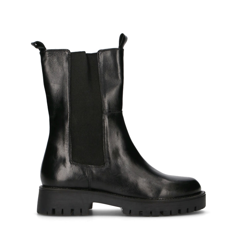 FRICKY Beatles donna nero in pelle