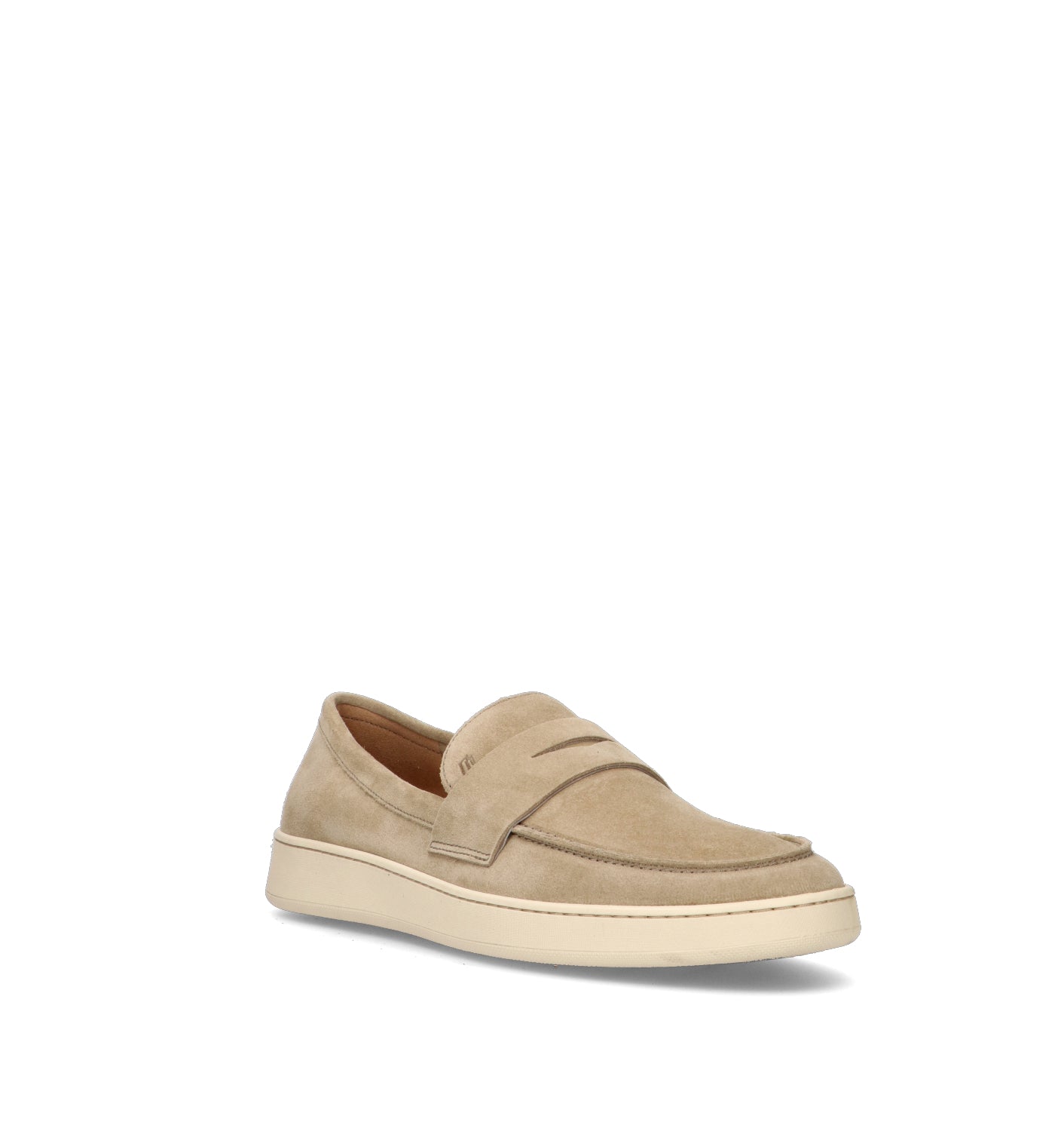 FRAU Mocassino uomo avena in suede