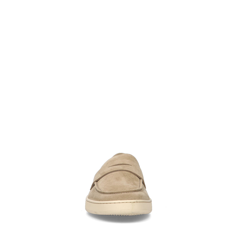 FRAU Mocassino uomo avena in suede