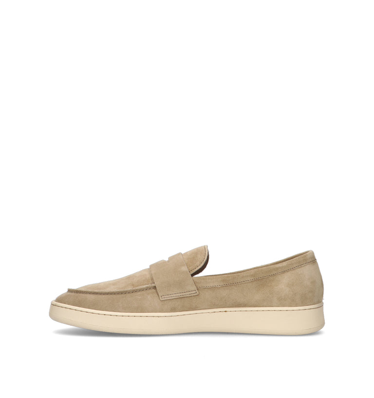 FRAU Mocassino uomo avena in suede