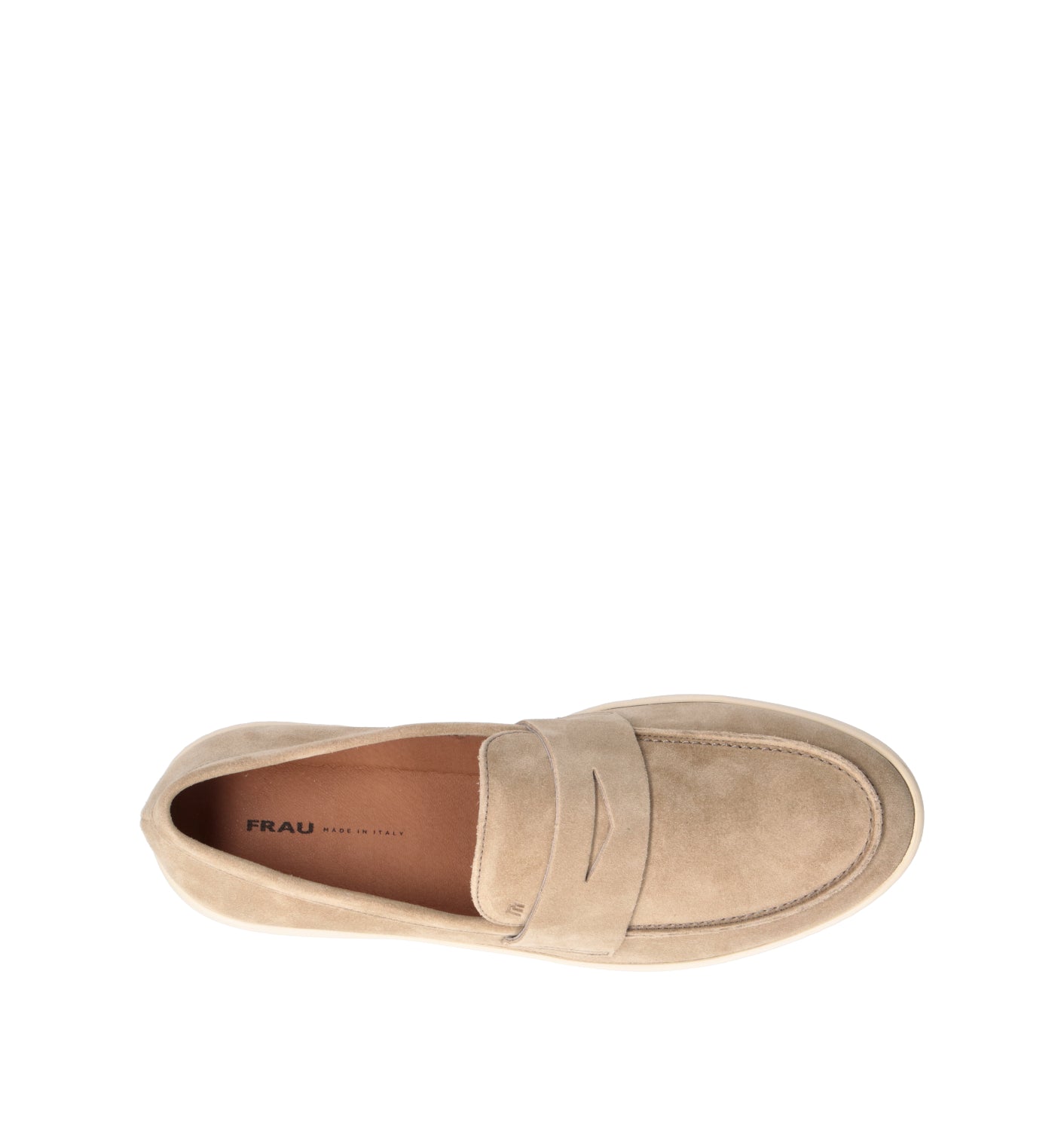 FRAU Mocassino uomo avena in suede