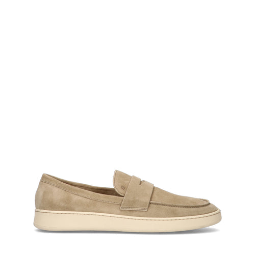 FRAU Mocassino uomo avena in suede