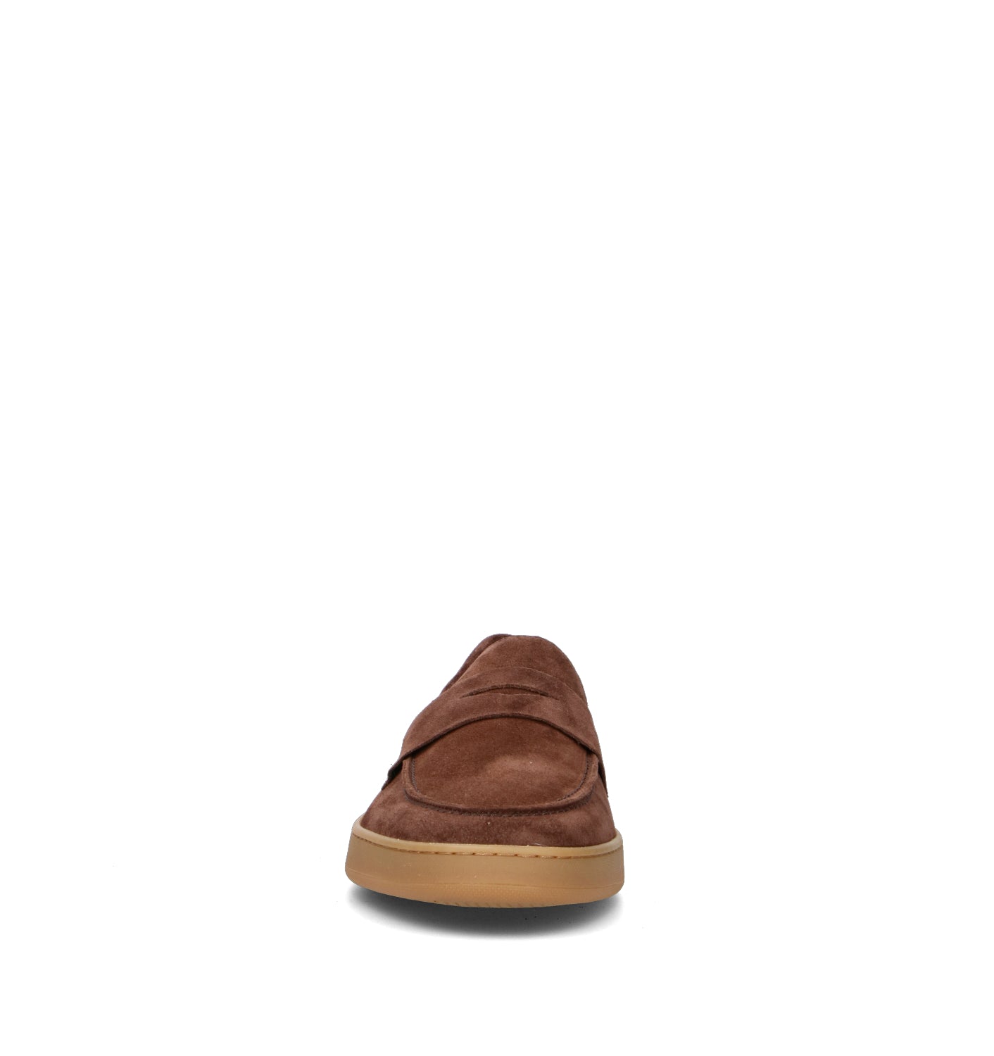 FRAU Mocassino uomo marrone in suede