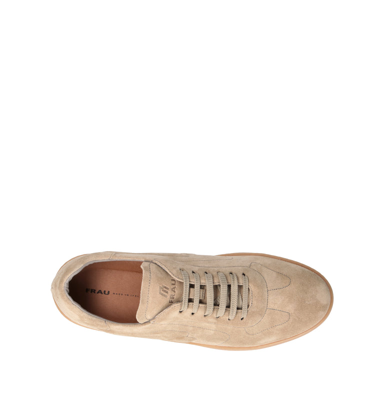 FRAU Sneaker uomo beige in suede