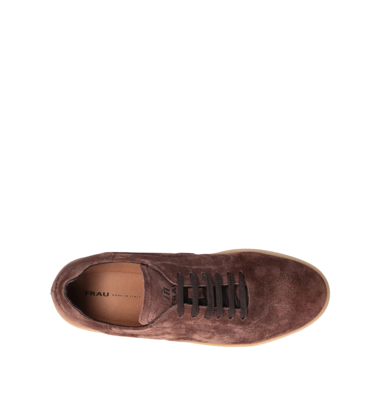FRAU Sneaker uomo marrone in suede