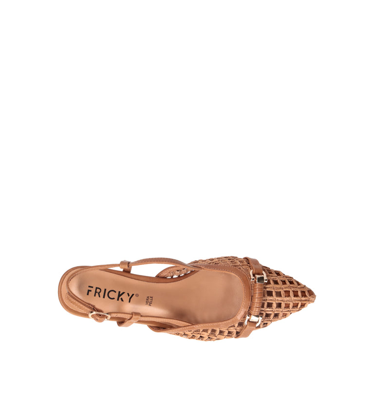 FRICKY Slingback donna tan