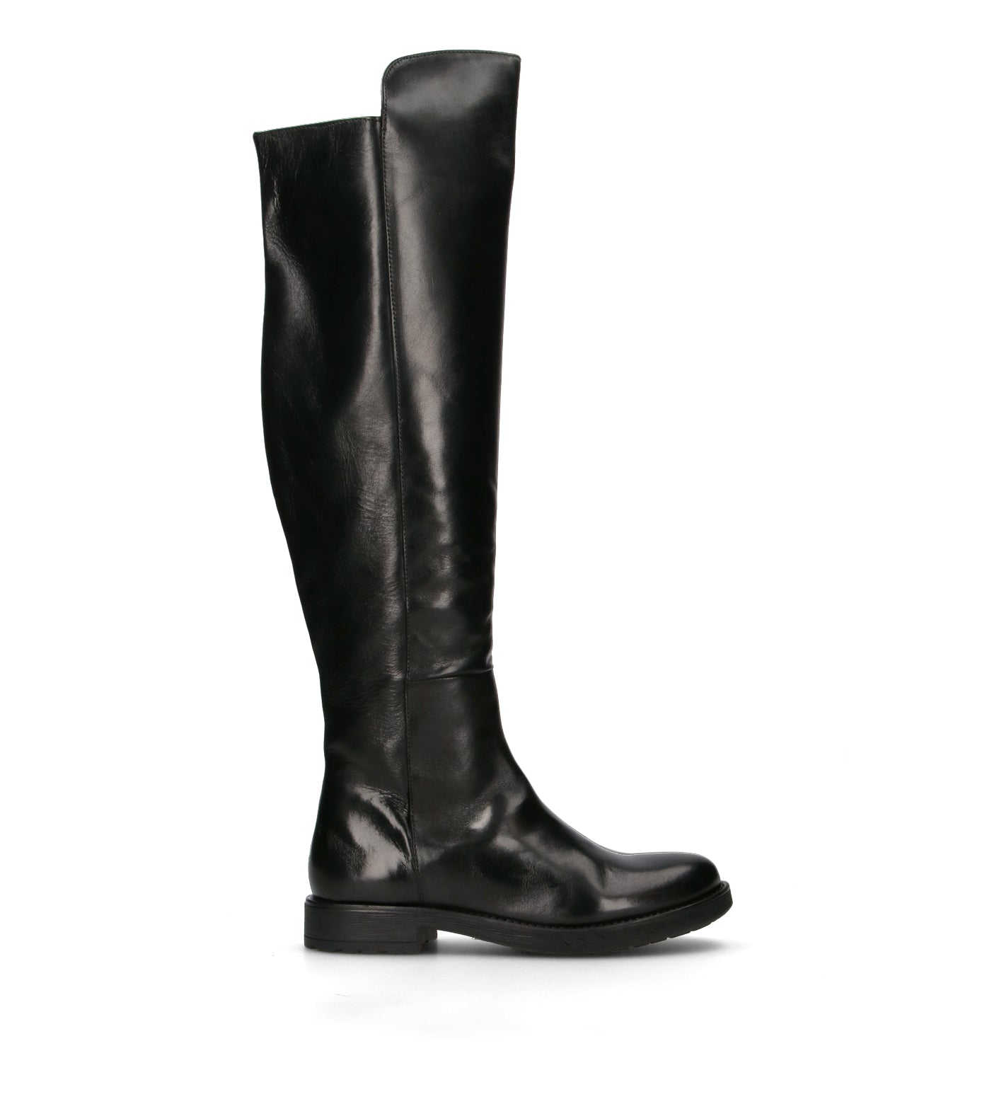 FRICKY Stivale donna nero in pelle