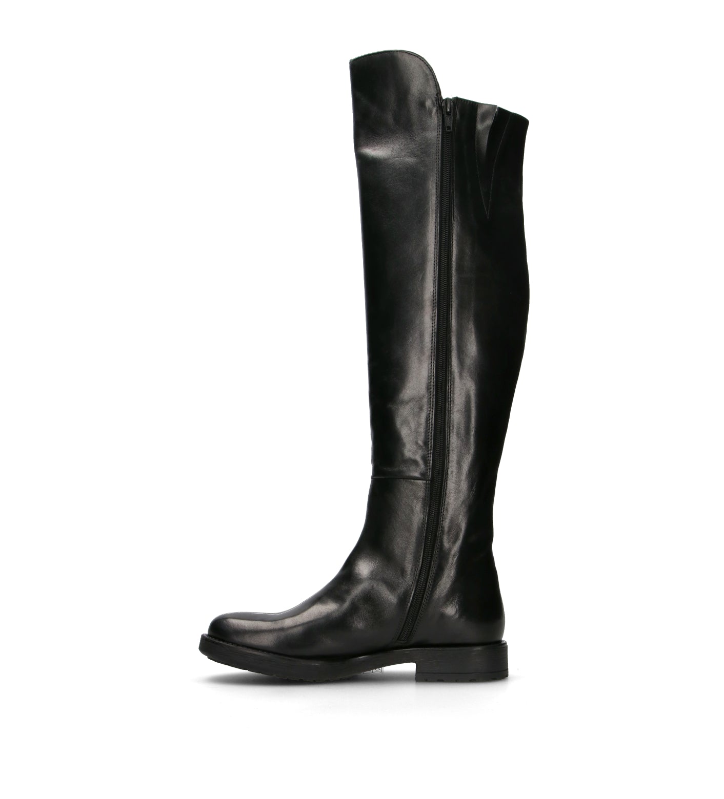 FRICKY Stivale donna nero in pelle