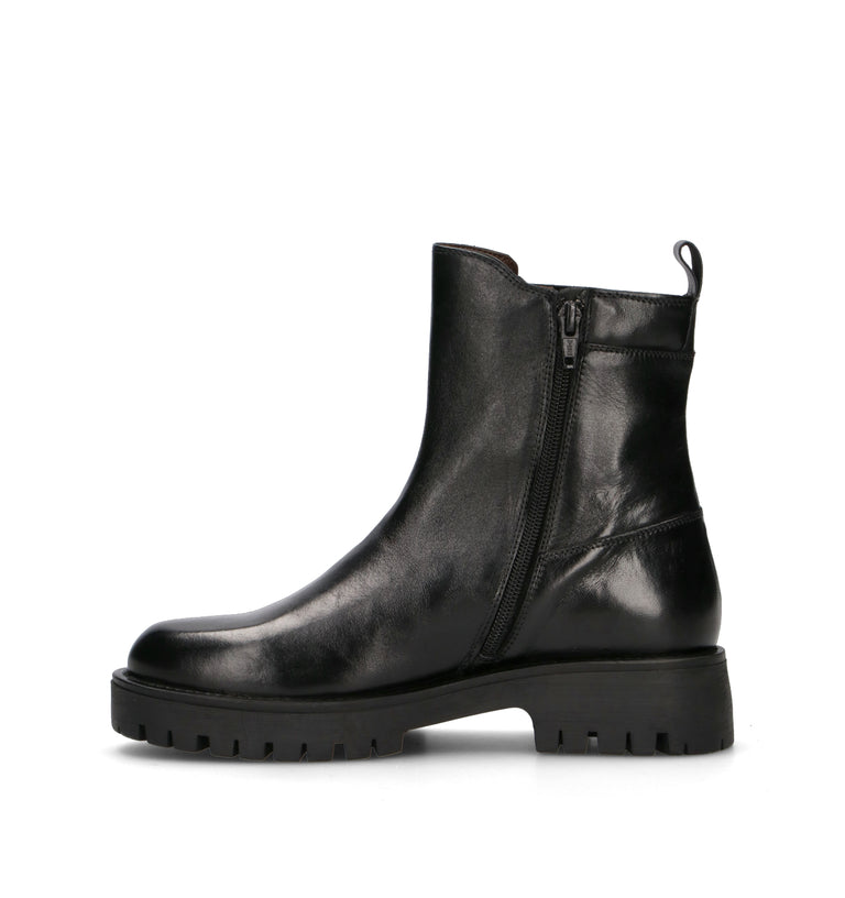 FRICKY Beatles donna nero in pelle