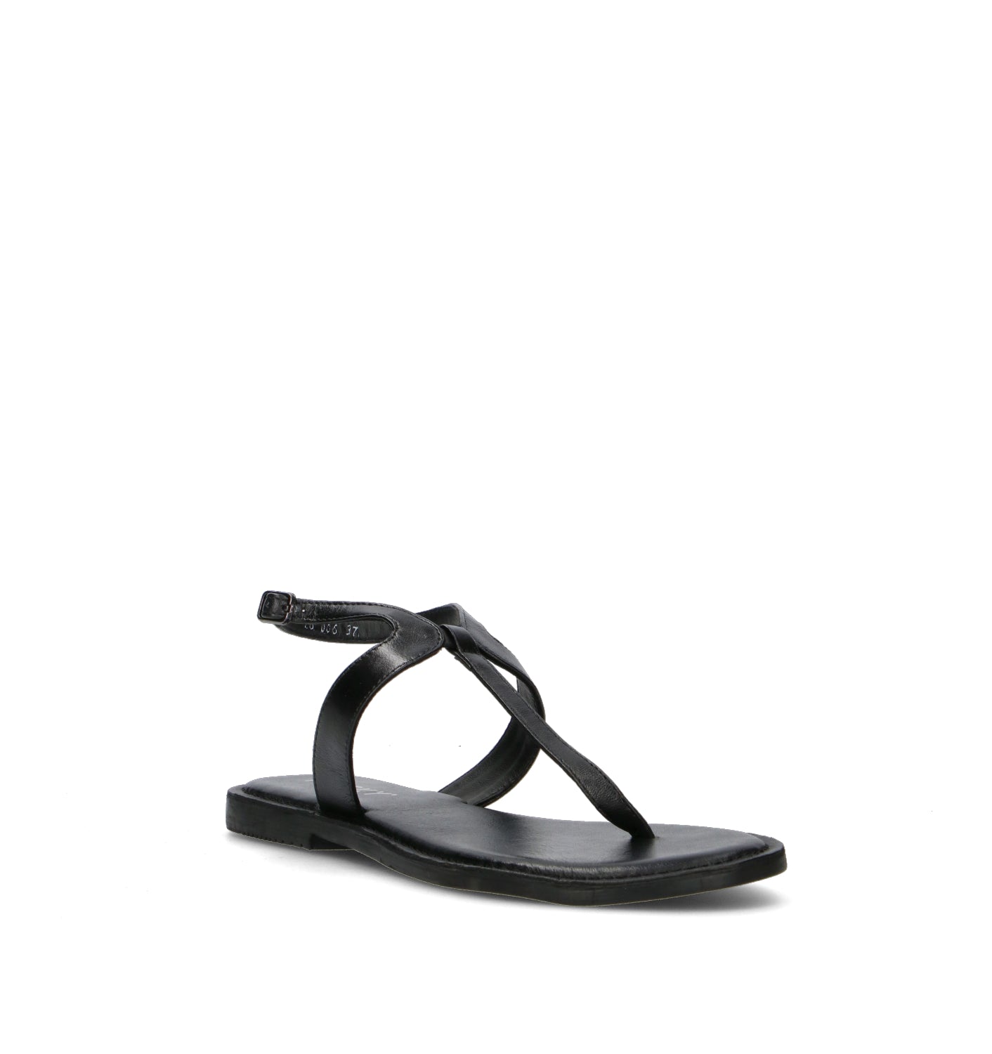 FRICKY Sandalo donna nero in pelle
