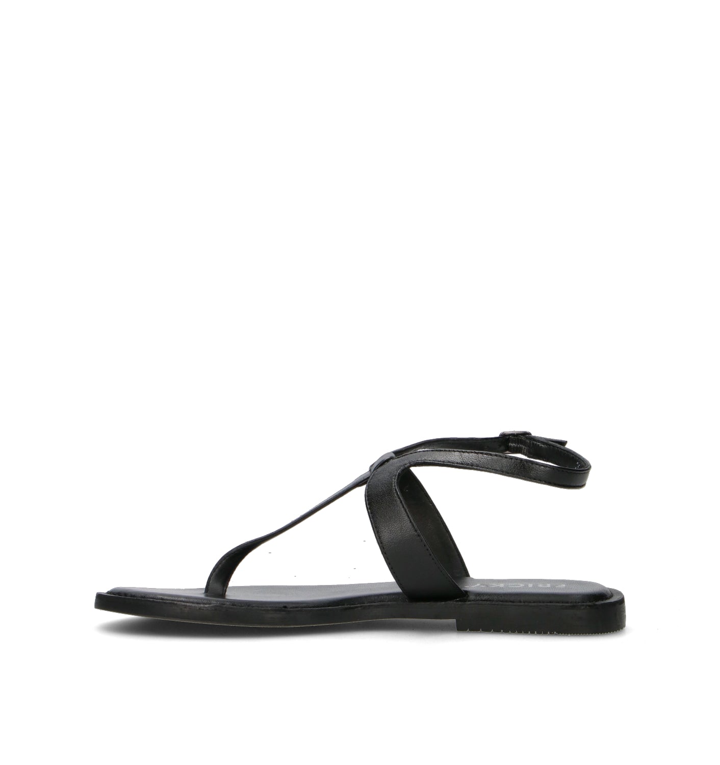 FRICKY Sandalo donna nero in pelle