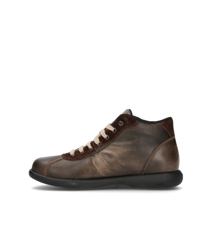 FRAU Sneaker uomo marrone in pelle