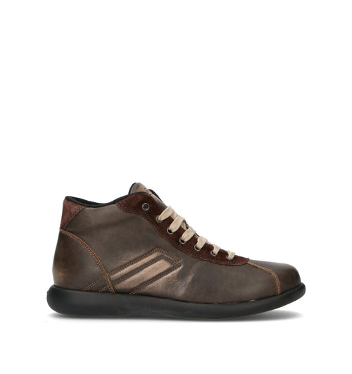 FRAU Sneaker uomo marrone in pelle