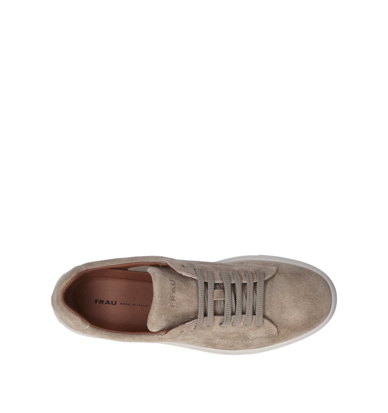 FRAU Sneaker uomo beige in suede