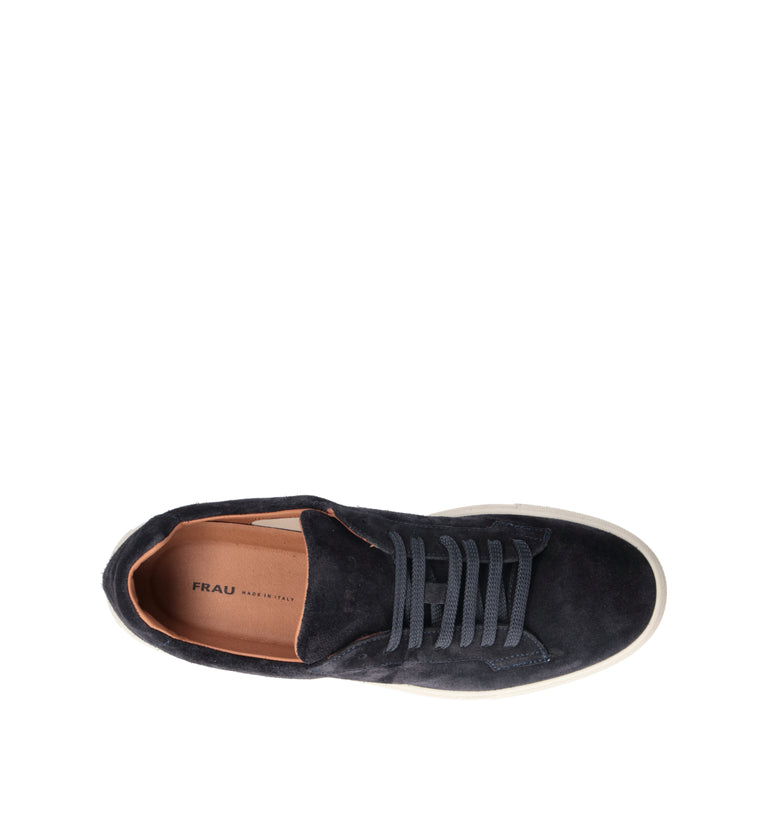 FRAU Sneaker uomo blu in suede