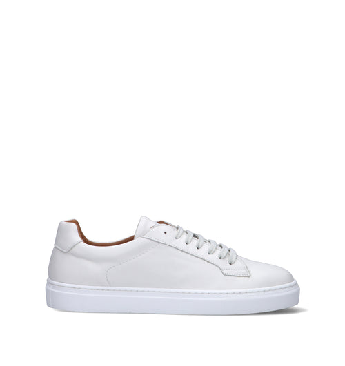 FRAU Sneaker uomo bianca in pelle