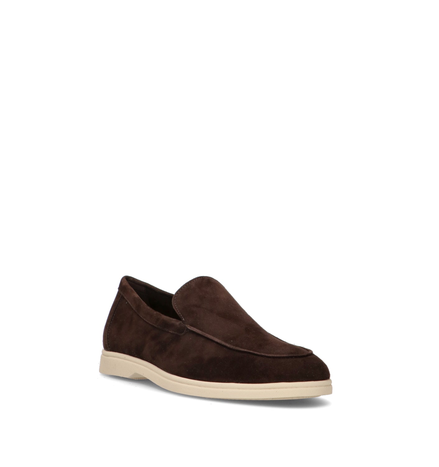 FRAU Mocassino uomo cacao in suede