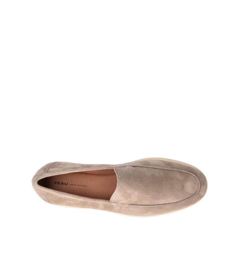 FRAU Mocassino uomo sabbia in suede