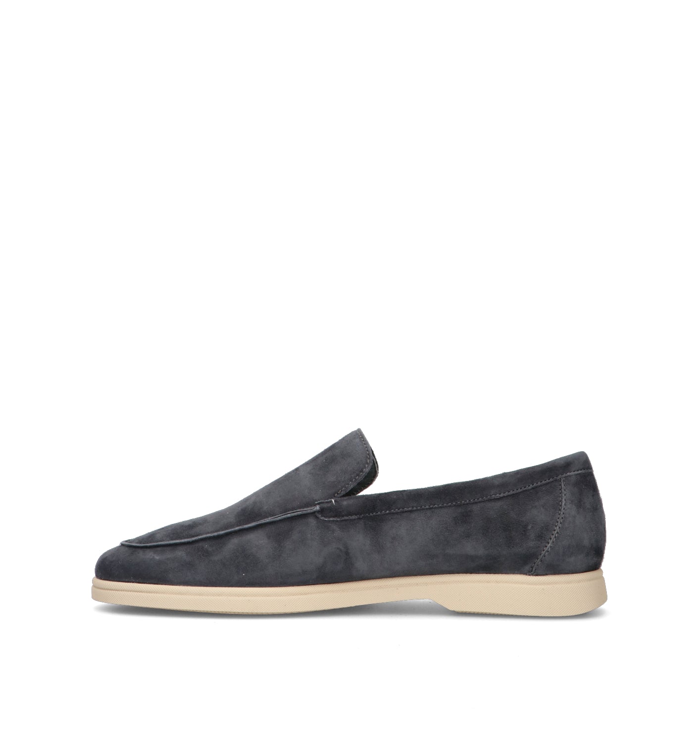 FRAU Mocassino uomo blu in suede
