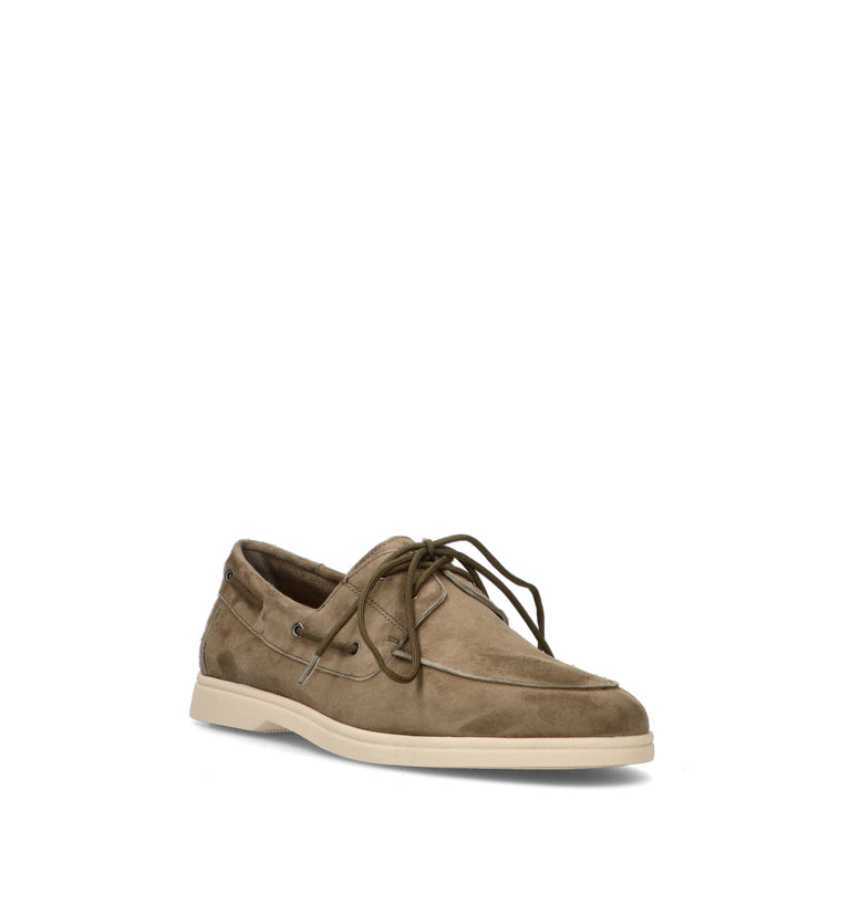 FRAU Scarpa barca uomo timo in suede