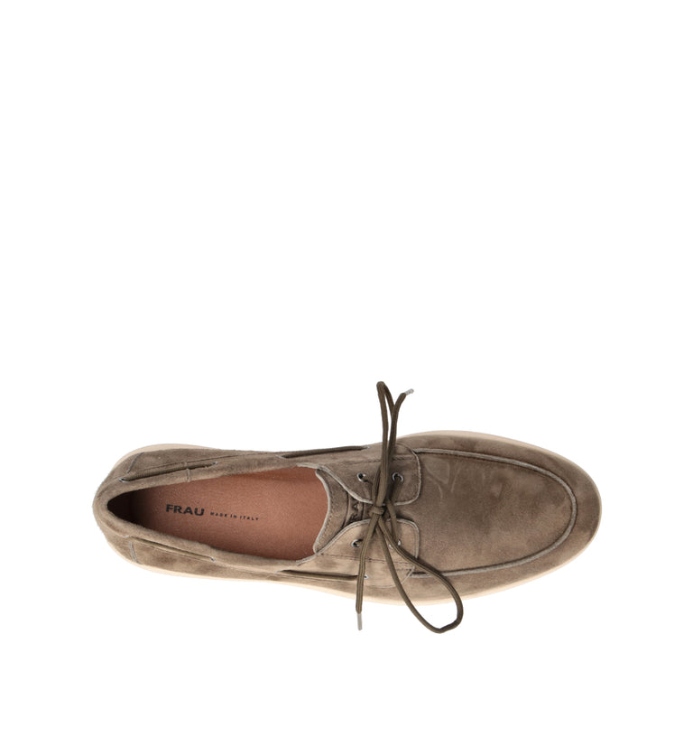 FRAU Scarpa barca uomo timo in suede