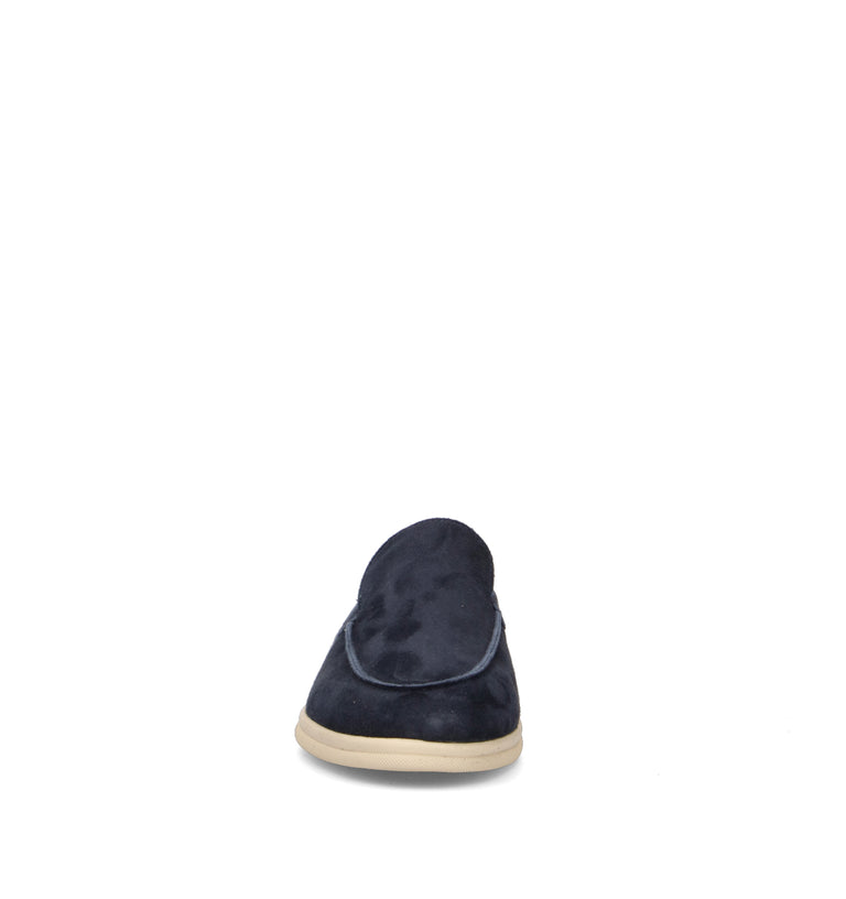 FRAU Mocassino donna blu in suede