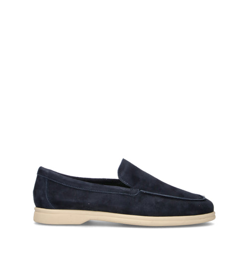 FRAU Mocassino donna blu in suede