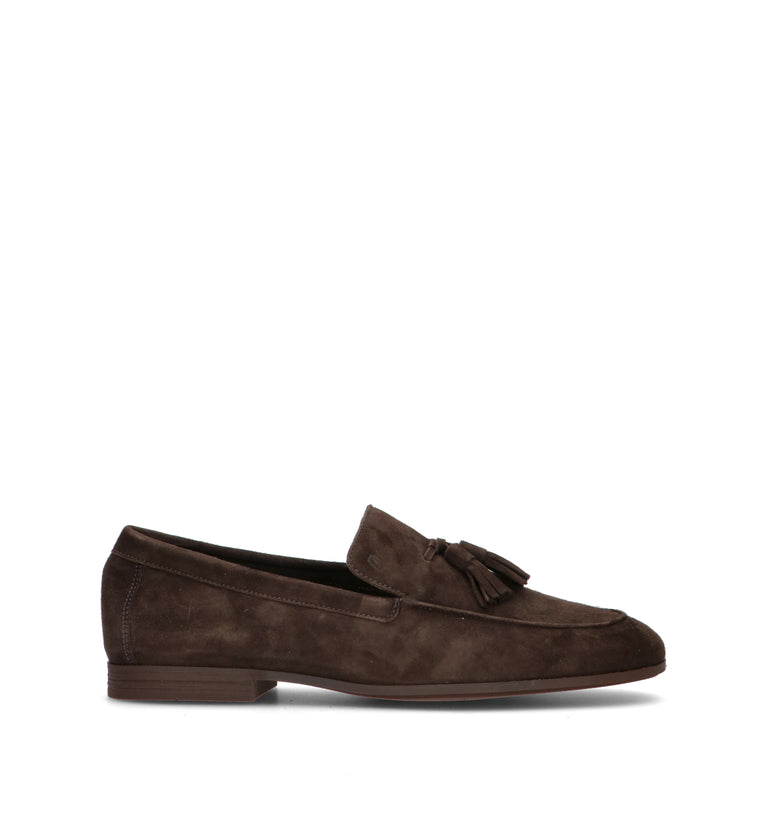 FRAU Mocassino uomo cacao in suede