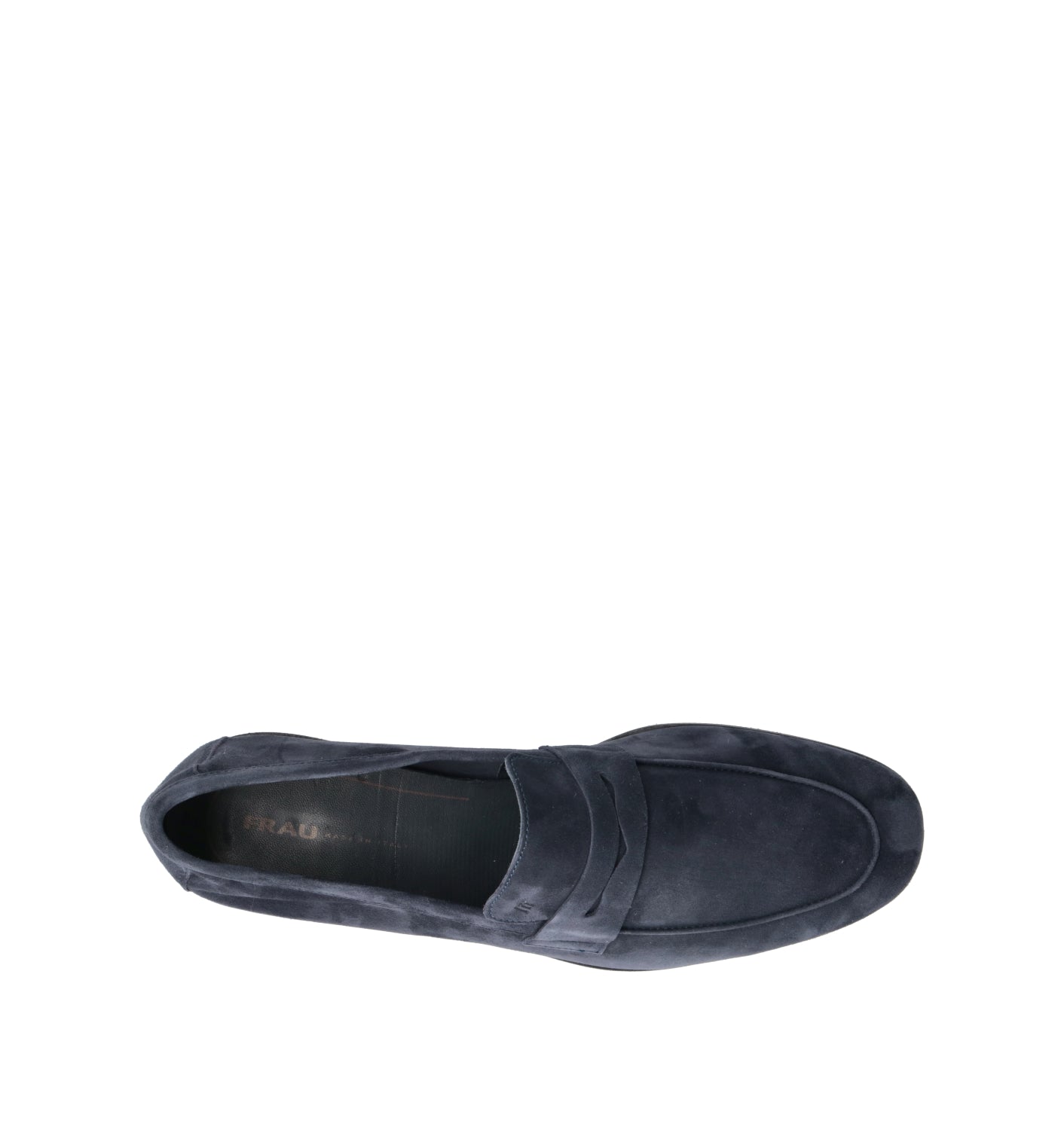 FRAU Mocassino uomo blu in suede