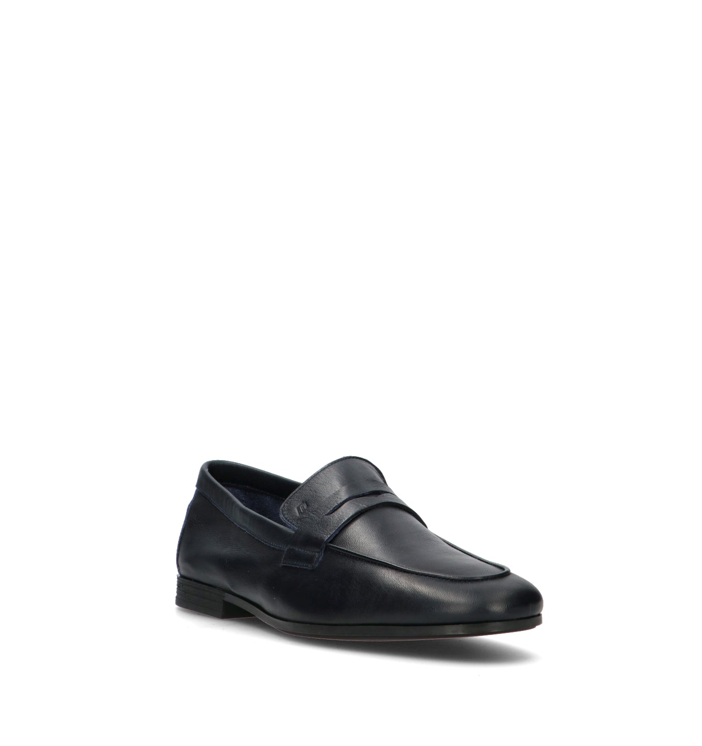 FRAU Mocassino uomo blu in pelle