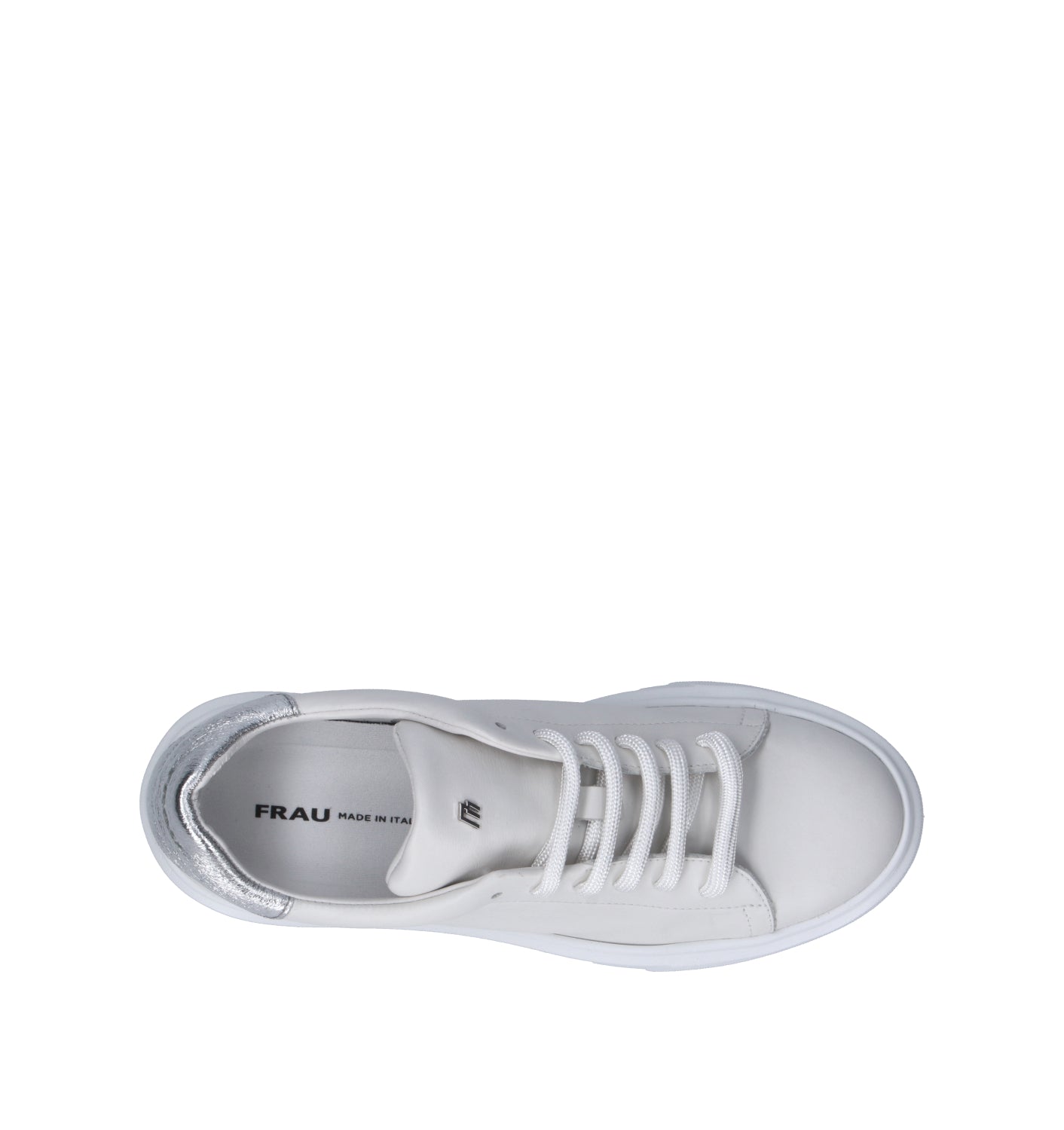 FRAU Sneaker donna bianca/argento in pelle