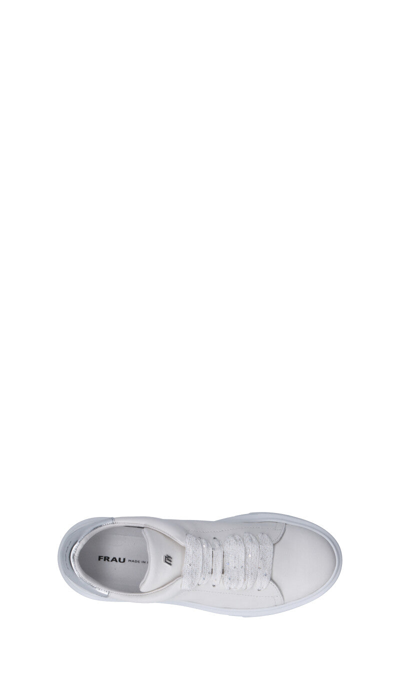 FRAU Sneaker uomo bianca in pelle