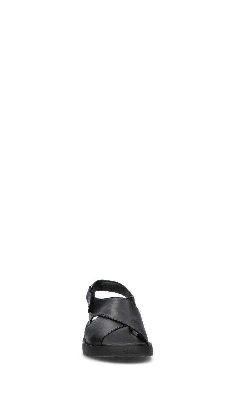 FRAU Sandalo donna nero in pelle
