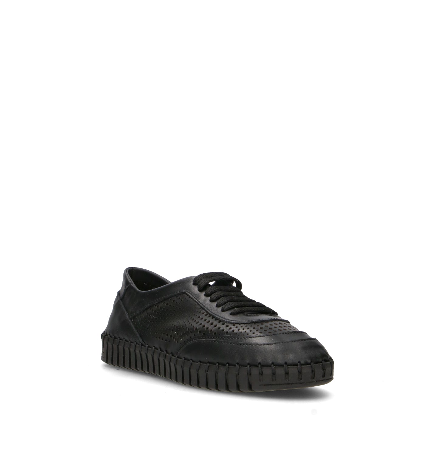 FRAU Sneaker donna nera in pelle
