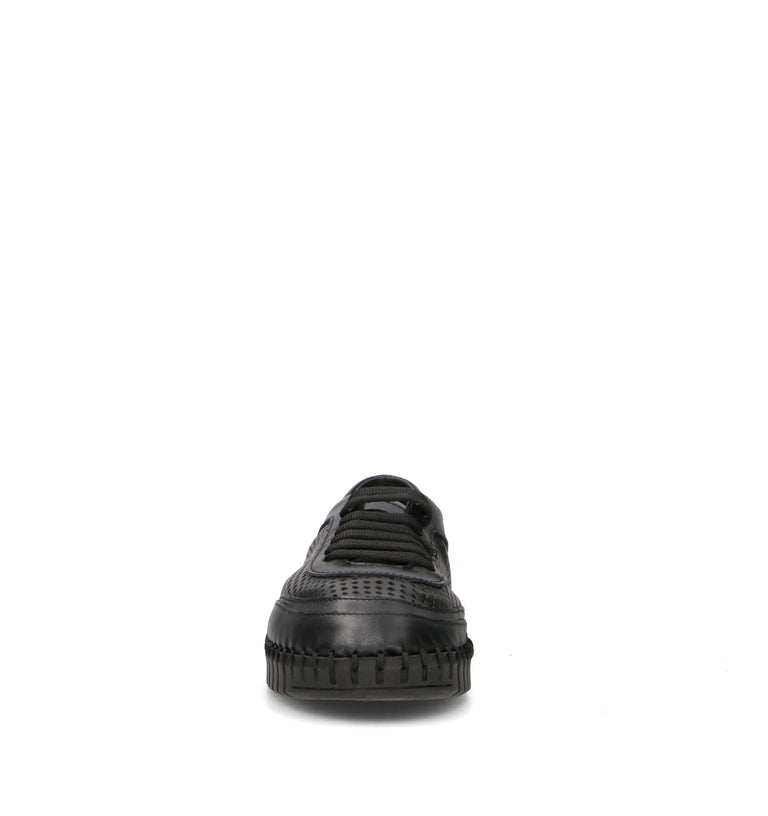 FRAU Sneaker donna nera in pelle