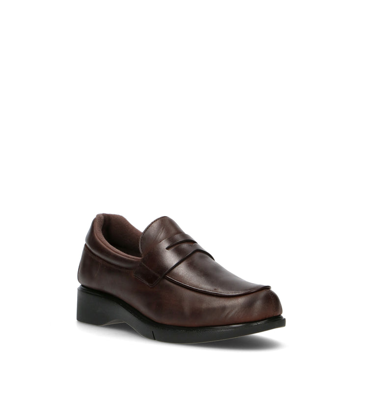 FRAU Mocassino donna marrone in pelle