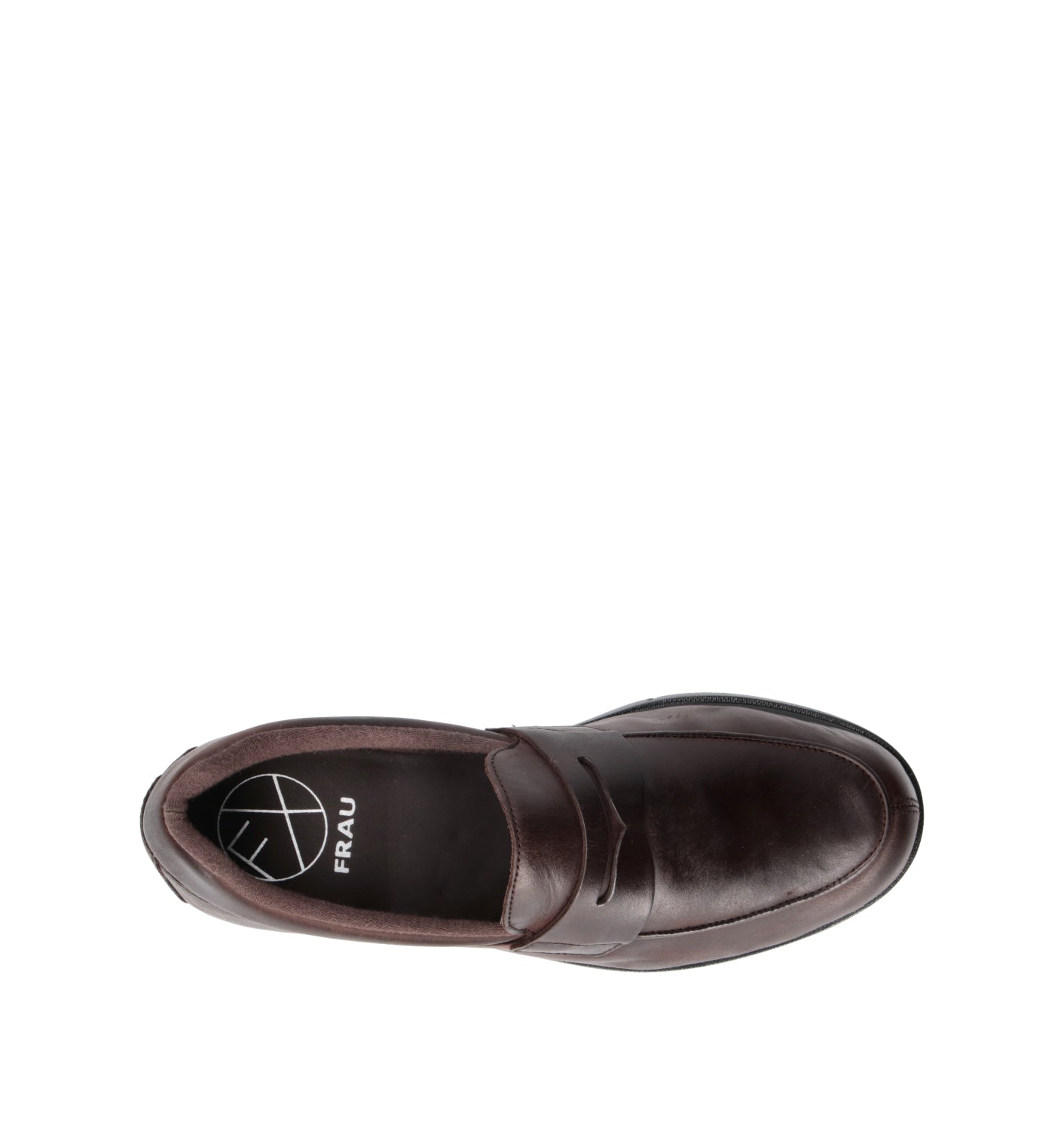 FRAU Mocassino donna marrone in pelle