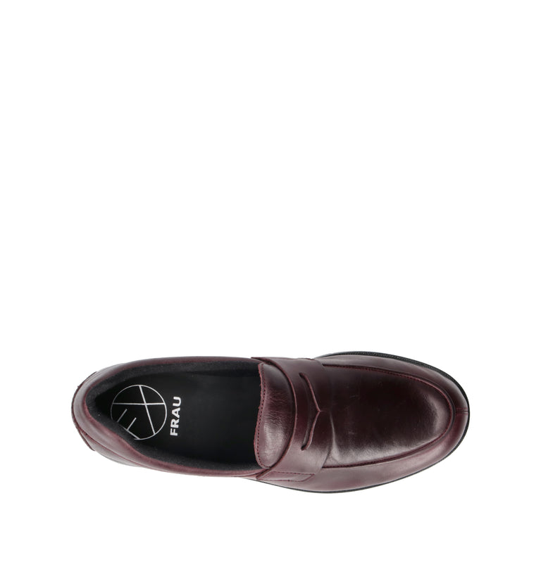 FRAU Mocassino donna ebano in pelle