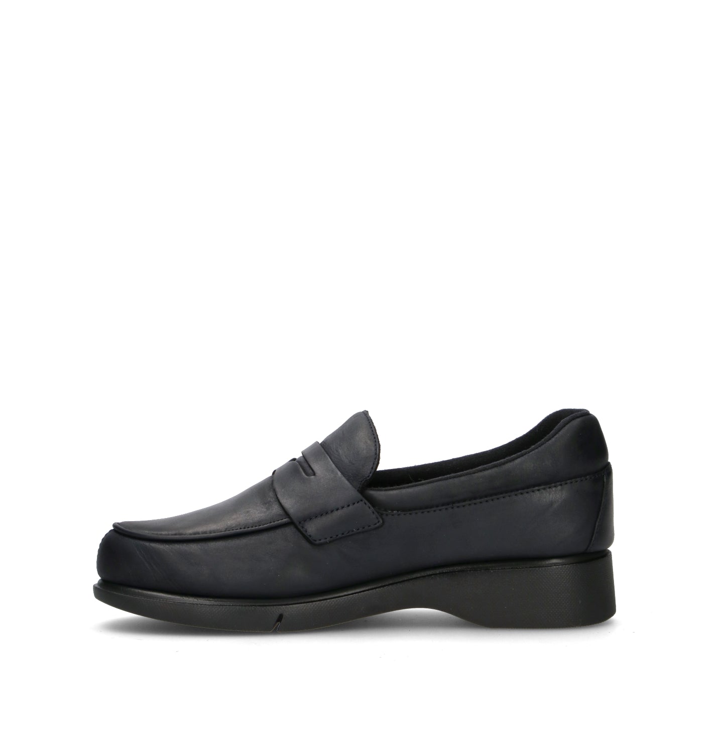 FRAU Mocassino donna blu in pelle