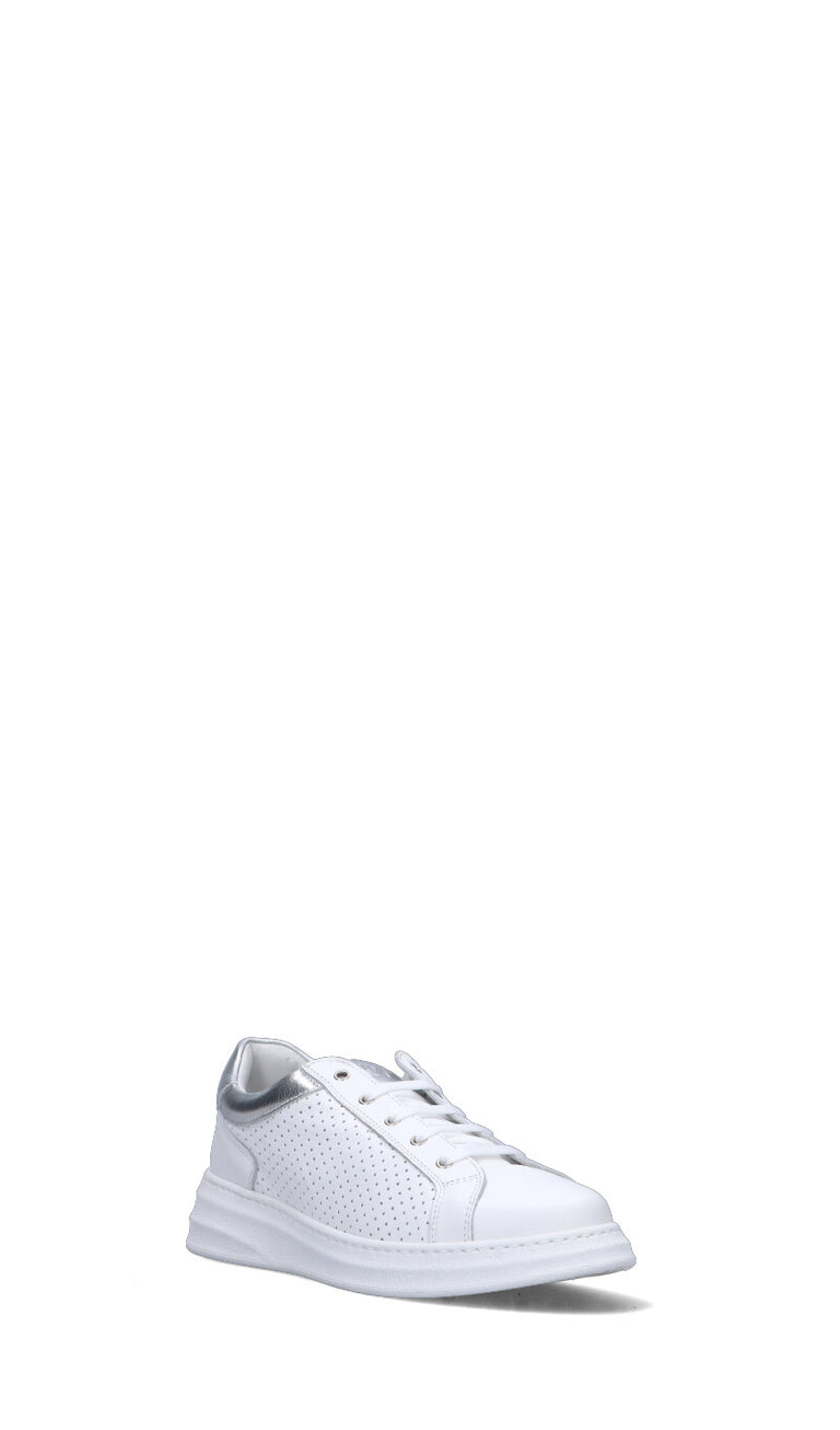 FRAU Sneaker donna bianca/argento in pelle