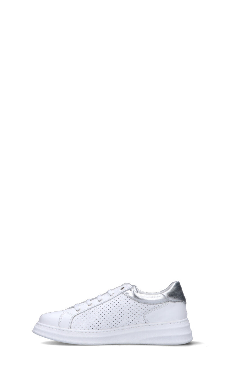 FRAU Sneaker donna bianca/argento in pelle