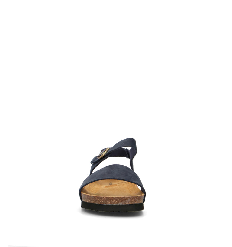 FRAU Sandalo donna blu in nabuk